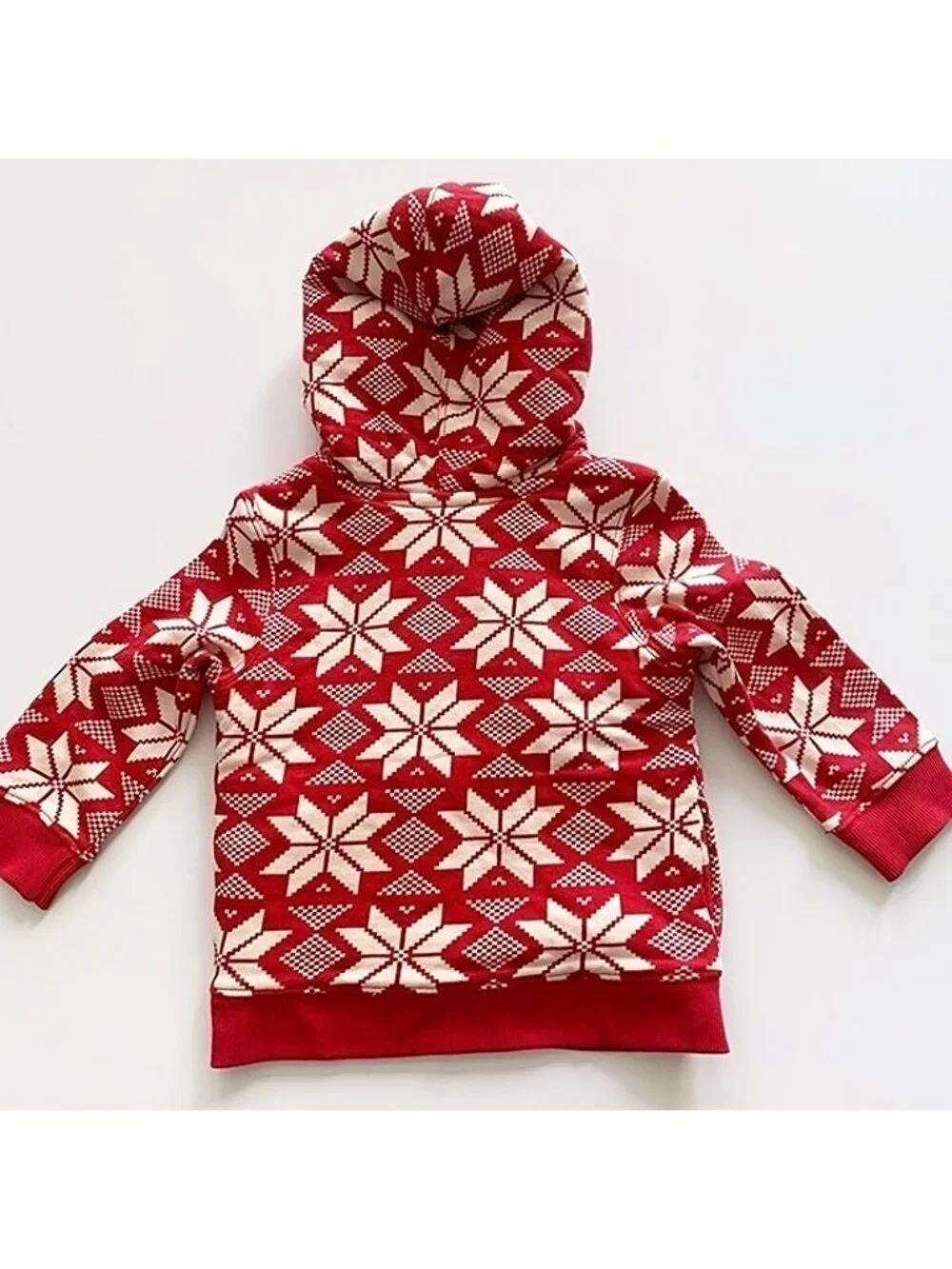 Hanna Andersson Kids Snowflake Sherpa Lined Hooded Jacket 2T 85 cm